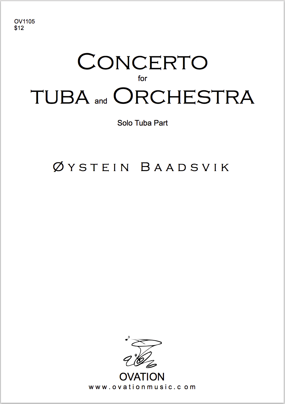Baadsvik - Concerto for tuba (SOLO PART ONLY)
