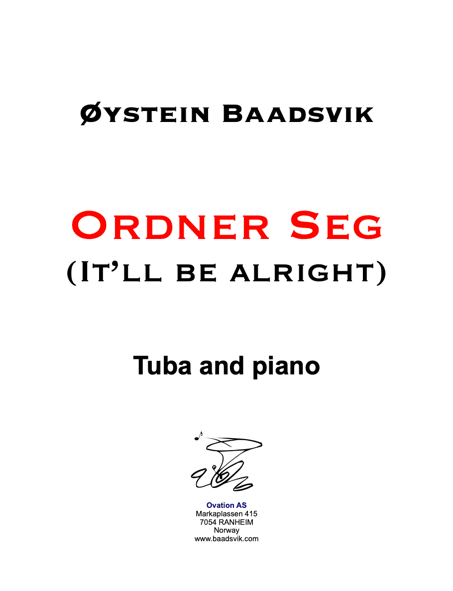 Baadsvik - Ordner Seg (It'll be alright) (solo, strings and piano)