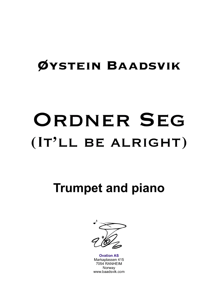 Baadsvik - Ordner Seg (It'll be alright) (Trumpet and piano)