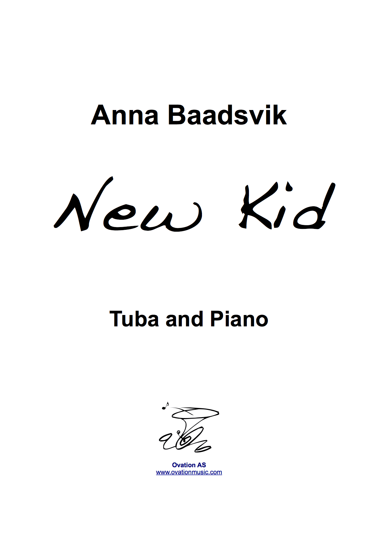 Baadsvik - New Kid (tuba and piano)