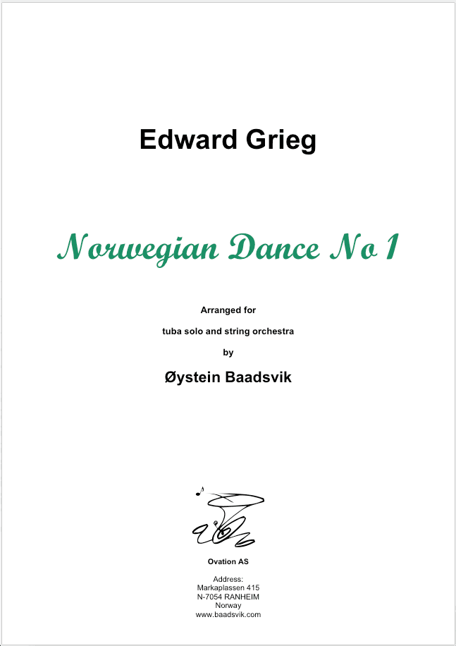 Grieg - Norwegian Dance No 1 (tuba and strings)