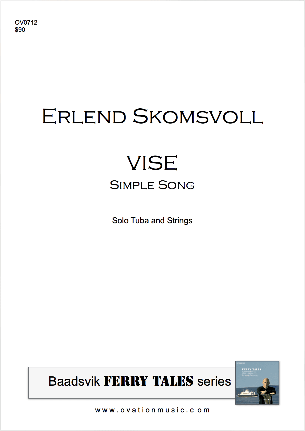 Skomsvoll - Vise (Simple Song) (tuba, piano and strings)