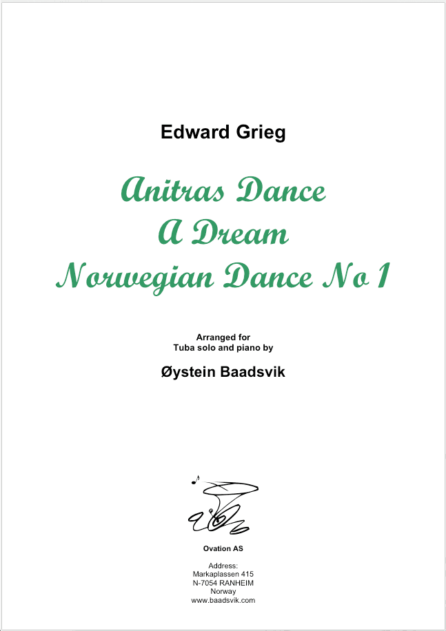 Grieg Collection (Anitras Dance-A Dream-Norwegian Dance nr1) (tuba and piano)
