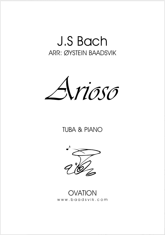 Bach - Arioso (tuba and piano/organ)