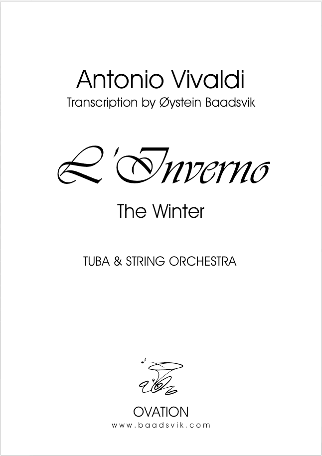 Vivaldi - The Winter (from the Seasons) (tuba and strings)