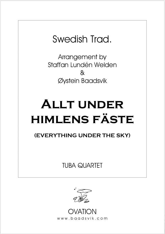 Björling - Allt Under Himlens Fäste (tuba quartet)