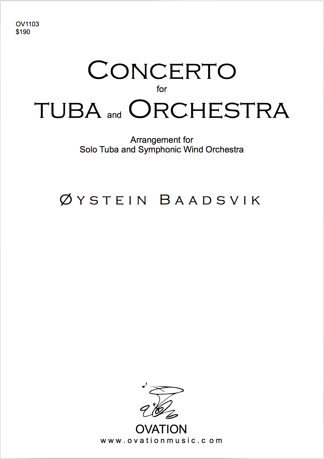 Baadsvik - Concerto for tuba (arr. tuba and symphonic wind orchestra)
