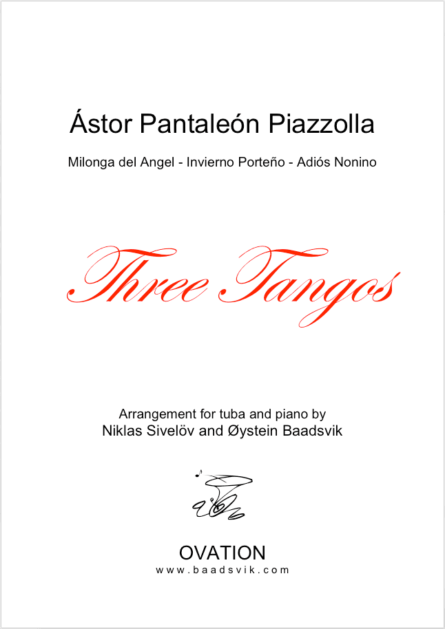 Piazzolla - Three tangos (Tuba and Piano)
